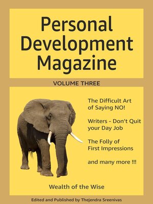 cover image of Personal Development Magazine--Volume Three